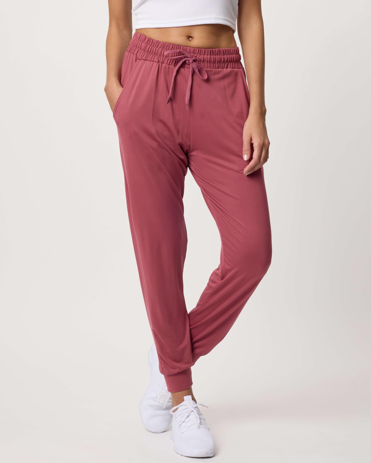 Real Essentials 3 Pack: Women's Ultra-Soft Lounge Joggers Sweatpants Athletic... thumbnail 2