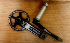 Race Face Turbine Cinch 2-Piece Crankset 170mm Black 32T With Boots