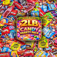 Ultimate Assorted Candy Mix 2 LB Bulk Individually Wrapped Candy Variety Pack
