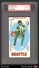 1969 Topps #6 Lucius Allen Supersonics RC UCLA PSA 4 - VG/EX