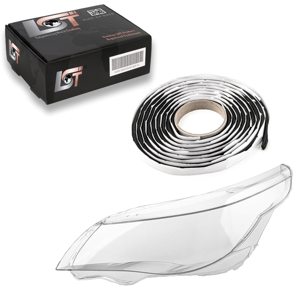 Headlight Lens Cover Left For BMW 5 Series E60 E61 01-10