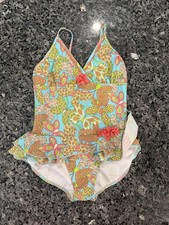 Hartstrings girls adorable one piece swimsuit, 14