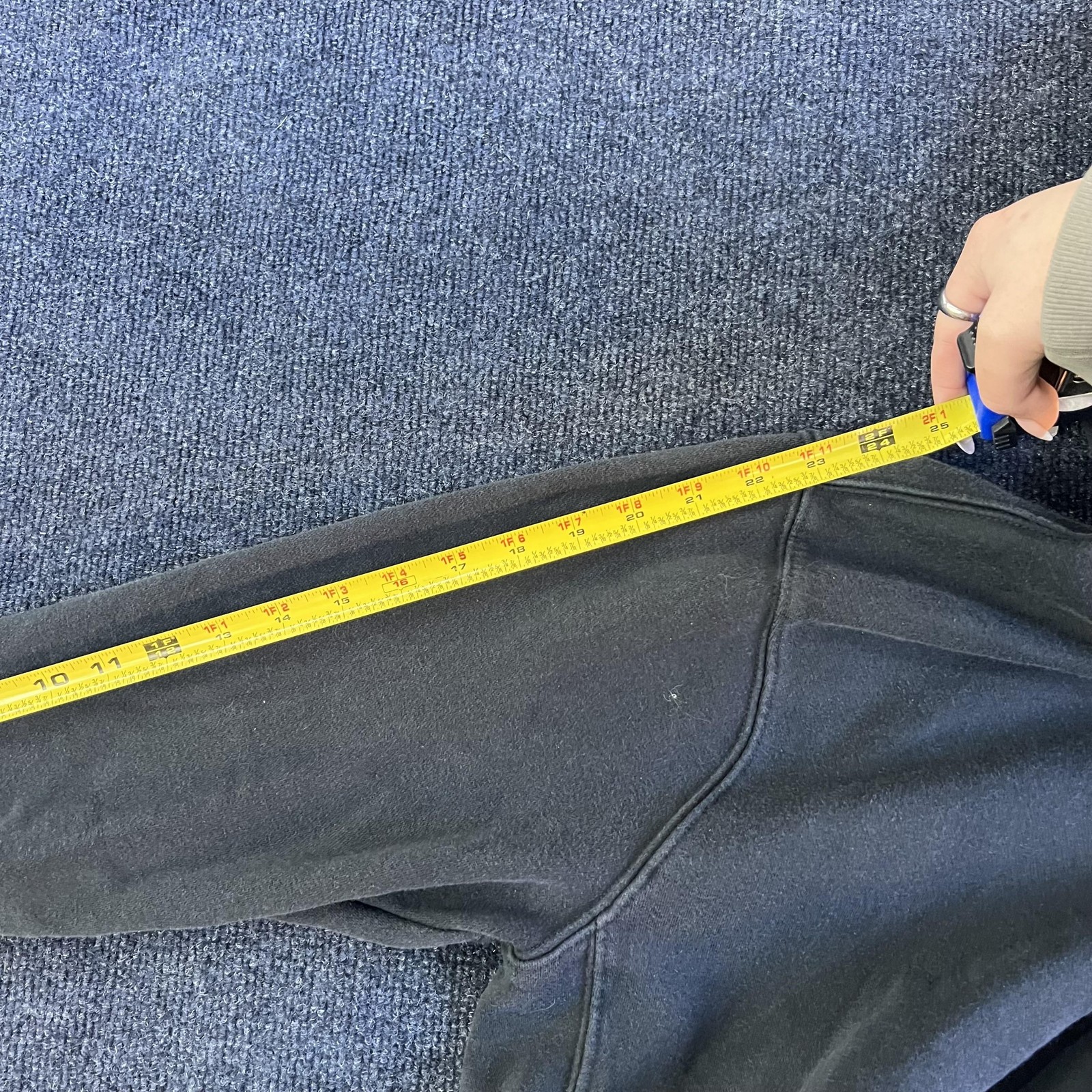 Nike Hoodie Mens Medium Black Fleece Full Zip Small Swoosh Logo Sweatshirt thumbnail 7