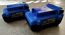 Lot Of 2 Kobalt 5.0Ah 24V Max Lithium Battery KB 524-03 Open Box