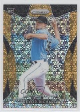 2019 Panini Prizm Tier III Neon Orange Donut Circle 81/150 Trevor Richards 0a3