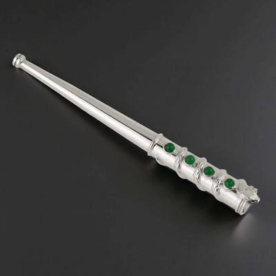 Personalized Cigarette Holder For Regular Size Cigarettes With Green Nephrites