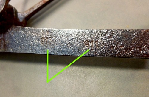 TOBACCO SCALE antique 19th c AUSTRIAN MARKS equal arm balance IRON w HORN PANS - Picture 7 of 11