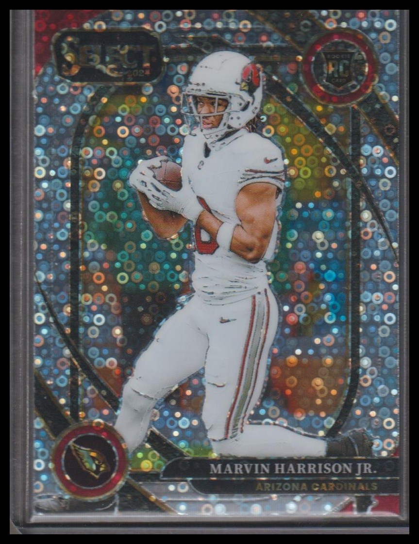 2024 Panini Select #219 Marvin Harrison Jr. Disco Prizm