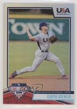 2019 USA Baseball Stars & Stripes Longevity Holo Foil 39/99 Cadyn Grenier 1u6