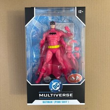 McFarlane Toys  DC Multiverse BATMAN PINK SUIT RED PLATINUM EDITION RARE Figure