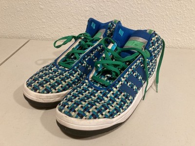 Adidas Mens Veritas Mid Blue Running Shoes Sneakers Size 10.5