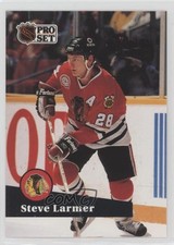 1991-92 Pro Set French Steve Larmer #49 19le