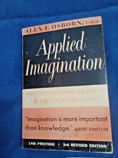Applied Imagination by Alex F. Osborn 1963 3rd Revised Edition 14th Printing