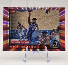 2021-22 Panini Donruss - Franchise Features Joel Embiid #8 Holo Pink Laser