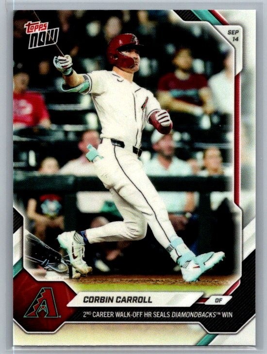 #678 Corbin Carroll Arizona Diamondbacks 2026 Topps Now 2nd Career Walk Off