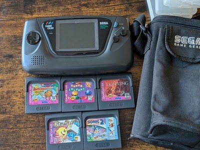 Sega Game Gear   Recapped   5 Games and Official Carrying Pouch
