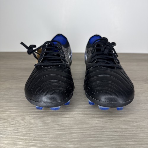 Nike Tiempo Legend 10 Elite Black-Chrome-Hyper Blue Cleats DV4328-040 Men Sz 6.5 - Picture 4 of 14