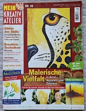 MEIN KREATIV ATELIER Nr. 39 MALERISCHE VIELFALT Porträt Frida Kahlo Buddha Blüte
