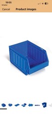 5 x Plastic Foldable Storage Boxes/Drawers Stackable (5 pack)