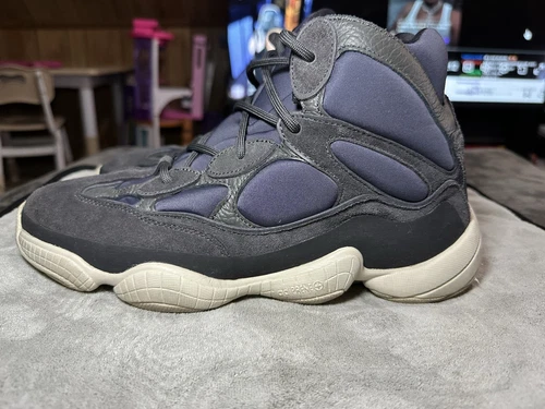 Adidas Yeezy 500 alte "ardesia" taglia 11 Usate senza scatola