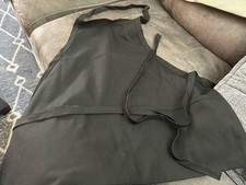 Uncommon Threads Unisex Adjustable W/ 3-Pocket Bib Aprons Black Dozen