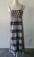 Anohki Indian Boho Sleeveless Cottagecore Dress Size S Read Descript