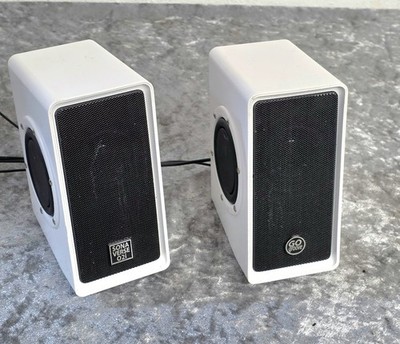 GOgroove Computer Speakers mit Blue LED Light   