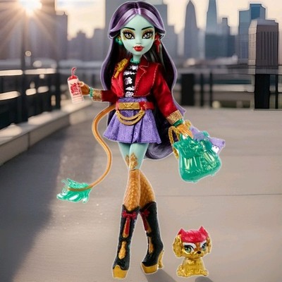 NEW Monster High Jinafire Long 11'' Doll w/Dragon Pet Stormy 2024 