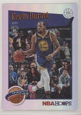 2019-20 Panini NBA Hoops Hoops Tribute Silver 123/199 Kevin Durant #284 yc1