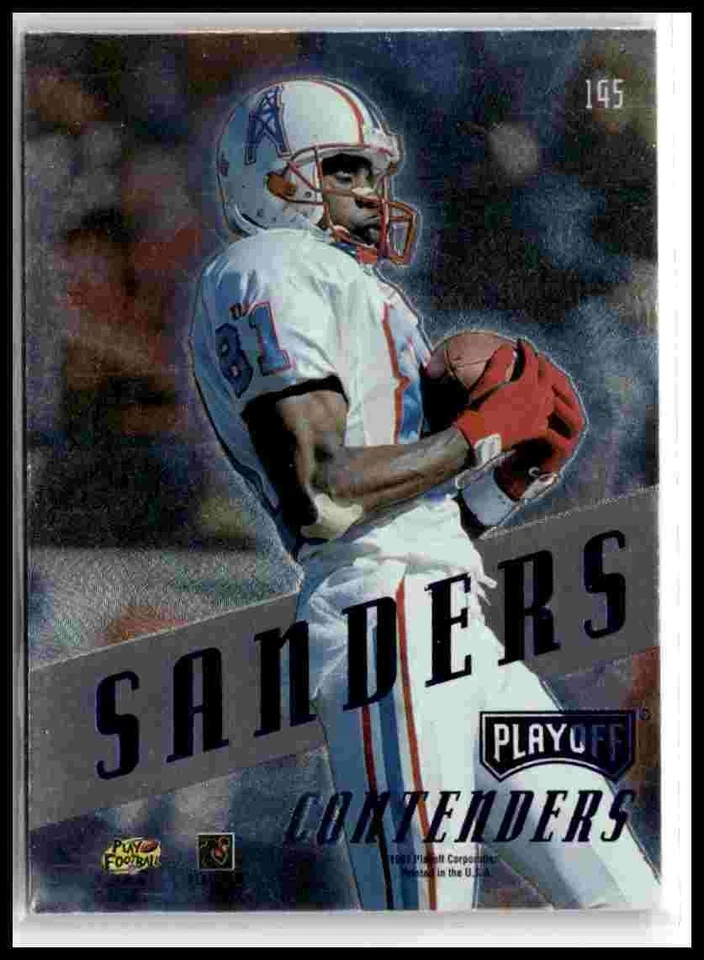 1997 Playoff Contenders #145 Chris Sanders Blue - Image 2 of 2