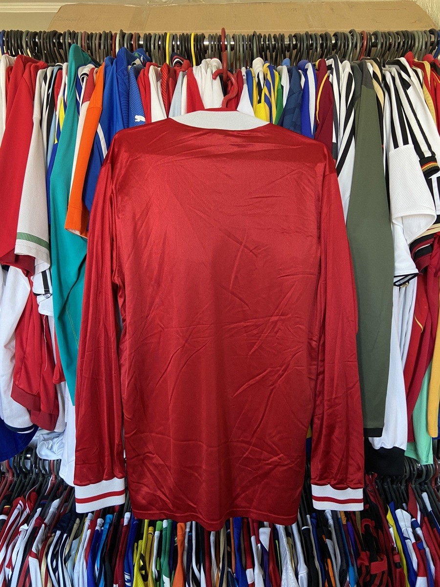 No.11 80s USA製 umbro ゲームシャツ ユニフォーム UMBRO 80s FOOTBALL SHIRT SOCCER JERSEY LONG SLEEVE sz 34/36 MEN