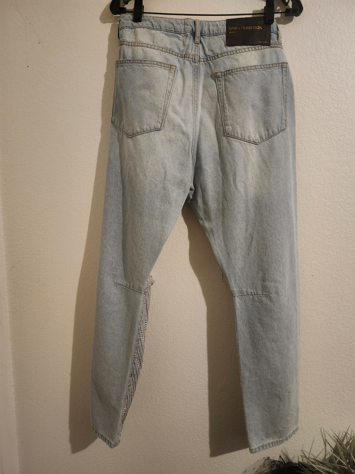 Angel Dust Trashed Saints Boyfriend Jeans size 27 image 5