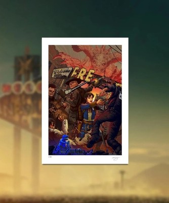 Fallout TV Show Freeside Limited Edition Print