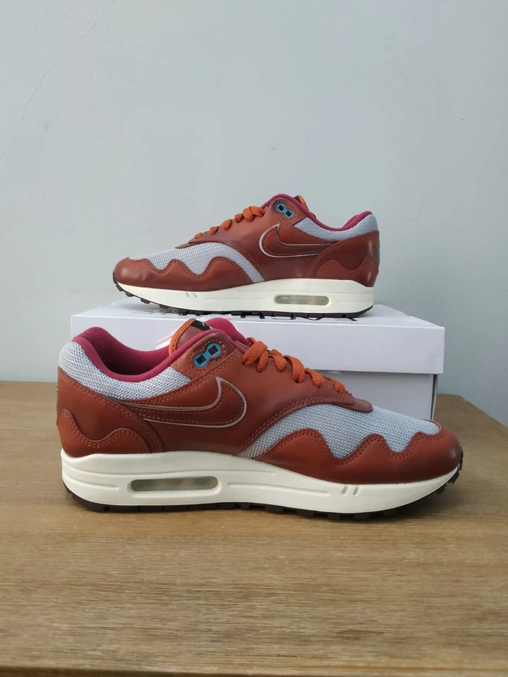 NIKE AIR MAX 1 PATTA DARK RUSSET UK8  - Imagen 4 de 4