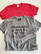 Lot Of 2 Vintage Abercrombie Fitch Trademark T Shirt Mens Size Large