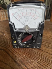 Rare Triplet Model 631 VTVM-VOM Type Multimeter Vintage Untested USA Manual
