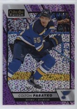 2023-24 O-Pee-Chee Platinum Violet Pixels 100/299 Colton Parayko #129 0i8o