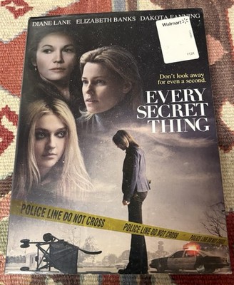 Every Secret Thing DVD Diane Lane, Elizabeth Banks Dakota Fanning W/ SlipCover ￼