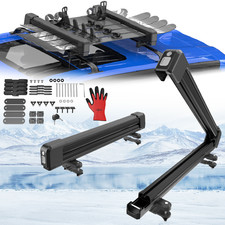 Universal Ski Snowboard Roof Mount Rack Carriers For 6 Pair Skis Or 4 Snowboards Universal Ski Snowboard Roof Mount Rack Carriers For 6 Pair Skis Or 4 Snowboards