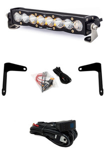 Baja Designs Can-Am S8 10" Shock Mount S8 Amber LED Light Bar Kit 44-7038