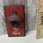 VTG Coca-Cola Wall Mount Bottle Opener “Pause and Refresh". FREE SHIPPING