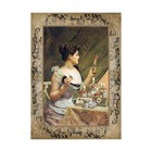 Victorian Lady With Perfume Antique Image Cotton Fabric Block Sewing Applique — photo 1
