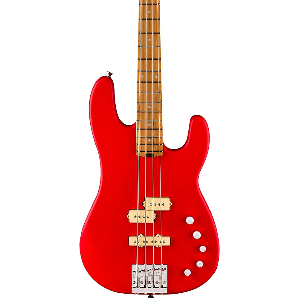 Charvel PM SD PJ IV MAH Bass Guitar Satin Ferrari Red 160890₽