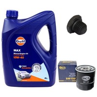 MotoröL Filter Set 15W-40 4 Liter + ÖLablassschraube FüR Opel Corsa A Kadett T85