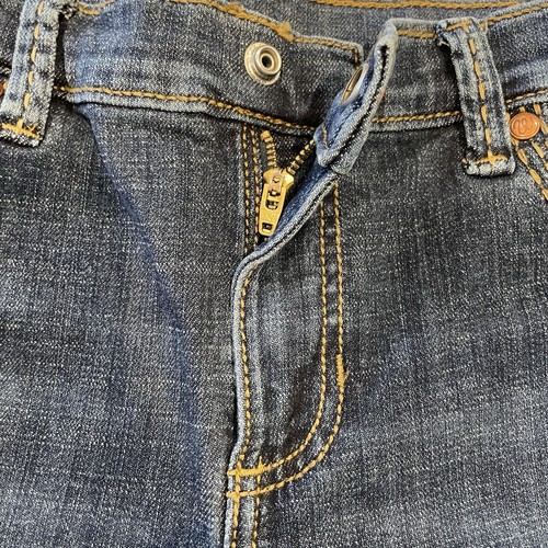 Girl's Wrangler Retro Jeans Bootcut Size 14 Teens Embroidered Distressed Low Ris - Picture 8 of 10