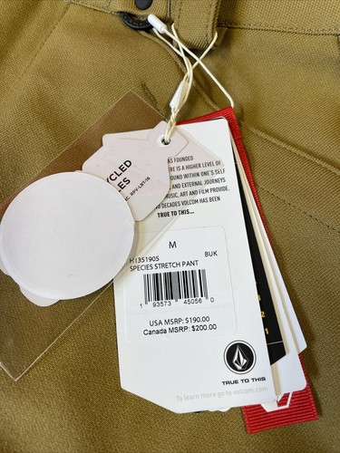 Pantalones de nieve elásticos para mujer Volcom Species talla M H1351905 BUK pequeño defecto - Imagen 4 de 7