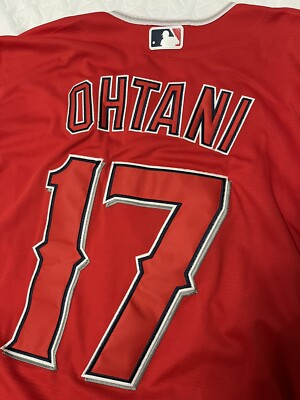 Nike ANGELS OHTANI 17 ユニフォーム Los Angeles Angels #17 Shohei Ohtani Nike Red Alternate