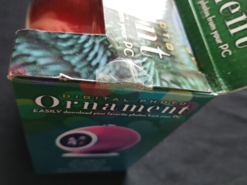 Digital Photo Christmas Tree Ornament Screen Display New Unused (Box Is Taped) - Picture 5 of 13