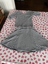 Disney D Signed Little Girls Skirt Set Navy White 7/8
