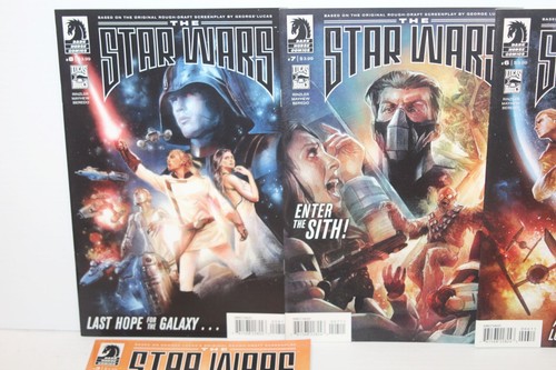 The Star Wars #0-8 (2014) Complete Set ~ Based on Draft George Lucas Screenplay - Picture 7 of 7